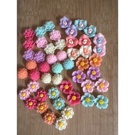 RM4.50/50 pieces : TF-862 - Resin - Bunga - Flower - 1.3 cm to 1.5 cm