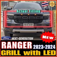 ALL NEW FORD RANGER 2023-2024 RAPTOR TYPE GRILLE with LED (FORD RANGER 2023 ACCESSORIES)