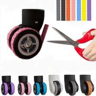 4pcs Luggage Wheel Covers, Silicone Suitcase Wheel Protectors, Quiet Luggage Wheel Sleeves, Suitcase