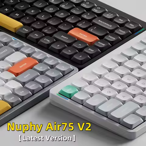 Nuphy Air75 V2 Bluetooth 2.4g Wireless 75% Mechanical Keyboard Low Profile Gateron Switch Compatible