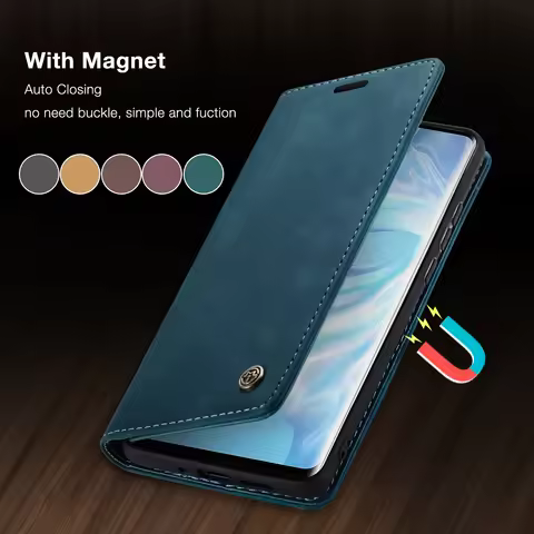 Retro Leather Phone Case For Huawei Honor 80 X40 P60 art P40 P30 P50 Mate 30 Pro lite Flip Magnetic 