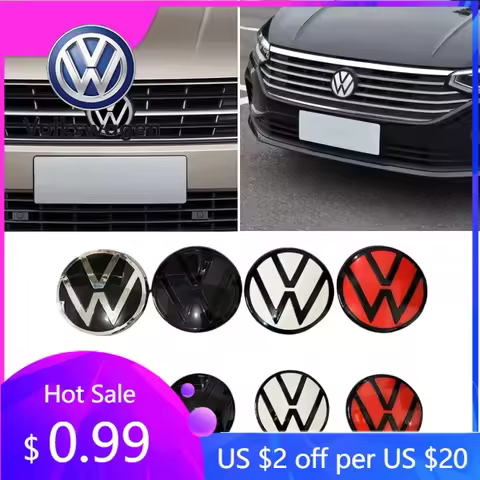For VW Volkswagen Jetta MK5 Golf Volkswagen ABS Front and Rear Badge Emblem for Golf 7 Golf 7.5 MK7.