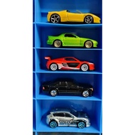 Hot Wheels Loose - Ferrari 458 Spider / Mazda Savanna RX7 / Renault Sport / Mercedes-Benz / Subaru Zamac