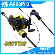 1 Set Joran Pancing Casting Action Ultralight Alat Joran Pancing Ikan
