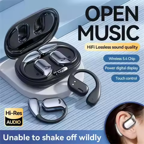 M75 Translator Earphones 144 Languages Smart Voice Bluetooth 5.4 OWS Wireless Headphones Support Sim