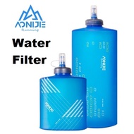 Aonijie Portable Water Filter Water Bag BPA Free Trail Running Hiking Outdoor Emergency SD29