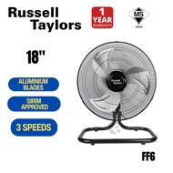 RUSSELL TAYLORS  INDUSTRIAL FLOOR FAN 18" FF6| KIPAS KILANG