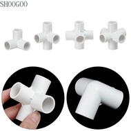 SHOOGOO Pipe Connector Pipe Fittings Stereoscopic 20mm 25mm 32mm 50mm PVC