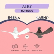 SUPER BEST DEAL !!! KDK AIRY Bundle C Package DC motor Smart Ceiling Fan ( E48HP + E48HP )