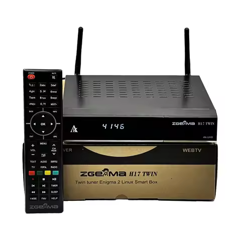 Fast CPU running satellite tv decoder zgemma h17twin dvb s2 + dvb s2 CA&CI Enigma2