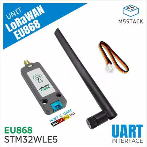 M5Stack Official LoRaWAN Unit EU868(STM32WLE5) with Antenna