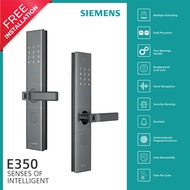 Siemens E350 Smart Lock (Palladium Silver) Digital Lock / Door Lock / Kunci Pintu / Kunci Pintu Digi