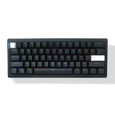 ZUOYA GMK61 60% Gasket structure Bluetooth 2.4G Wireless Hot-swappable Customized Mechanical Keyboar