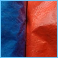 ◆ ▦ ❤ Sakolin Trapal Lona Blue Sack Blue Orange (Per Meter)