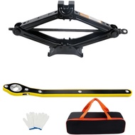 【NEW】2 Ton 3 Ton Car Scissor Jack Kit with Tire Repair Tools Roadside Assistance Set