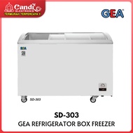 GEA REFRIGERATOR BOX FREEZER SD-303 - Sliding Curve Glass SD303