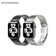 PATCHWORKS Apple Watch 不鏽鋼錶帶 49/45/44/42mm專用黑