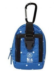 (SK OUTLET) STUSSY 配件 POLKA DOT MULTI CASE 藍色 點點 掛包 零錢包 腰包