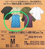 日本 Workman japan FieldCore 戶外 camping 系列 黃 藍 灰 拼色 多衫袋 設計 速乾 短袖 衫 tee