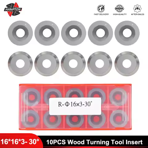 1pc 12/15/16mm Round Carbide Insert Cutter 16x3mm 12x2.5mm 15x2.5mm 30 Degree Inserts For CNC Lathe 