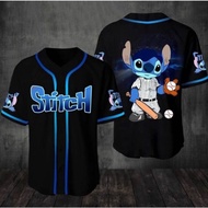 Stitch Lilo Baseball Jersey Shirt, Baseball Jersey, Stitch Baseball Jersey, Lilo shirt,