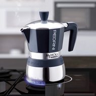 【PEDRINI】Mymoka義式摩卡壺(黑3杯) | 濃縮咖啡 摩卡咖啡壺