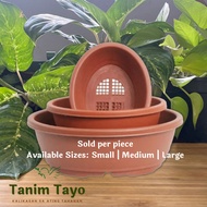 TanimTayo.PH Bonsai Pot Plastic Oval Terracota Pot