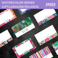 Personalized Watercolor Series Gift Card / Note Card