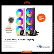 CPS DC360 Pro ARGB Display 360mm Liquid CPU Cooler TDP 310W
