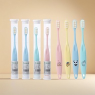 Cartoon Soft Bristle Children's Toothbrush Round Tube Kids Toothbrush Soft Bristle