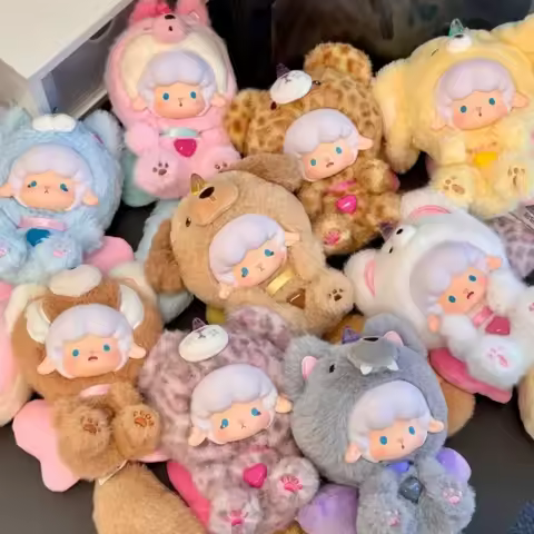 Genuine Gyun Big Tailed Critter Crew Series Blind Box Kawaii Desktop Ornament Cute Keychain Surprise