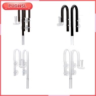[pugwsl] Aquarium Lily Tube, Aquarium Water Plant Tank Inlet/Outlet, Easy Installation with Suction 