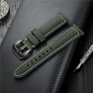 Penang Ship] Vintage Genuine Leather Strap Band - Fossil Gen 6 Hybrid 44mm  Gen 5 5E Carlyle HR Garr