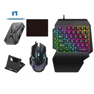 M1 Pro+ 5 in 1 Combo Bluetooth Connection Controller Mobile Games Converter Kit Mobilador Kit Gaming