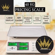 40 KG pricing scale computer weighting scale digital scale
