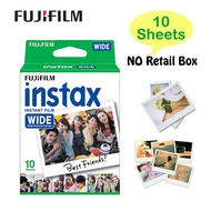 Fujifilm Instax WIDE Film ฟิล์มขาว - 10 แผ่น Fuji WIDE 100 210 300 กล้องถ่ายรูปสำหรับกล้อง Lomo Lomo