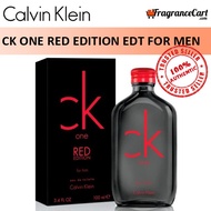 Calvin Klein cK One Red Edition for Him EDT for Men (100ml) Eau de Toilette 1 [Brand New 100% Authentic Perfume]