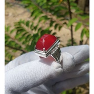 MERAH Red Yemen Agate Ring