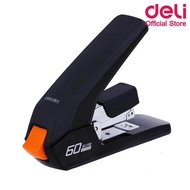 Deli เครื่องเย็บกระดาษ 60 หน้า Heavy-duty Stapler 60sheets 0465 รุ่นประหยัดแรง เครื่องเย็บกระดาษ ที่