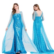 <[Cosplay Costume] Adult Halloween Costume - Frozen Queen Elsa & Princess Anna]]>