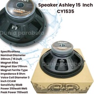 MURAH SPEAKER ASHLEY 15" CY1535 PROFESSIONAL 15 INCH GINAL CY 1535