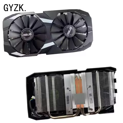 New For ASUS Radeon RX 580 8GB DUAL OC Graphics Card Replacement Fan Brand new set of radiator modul