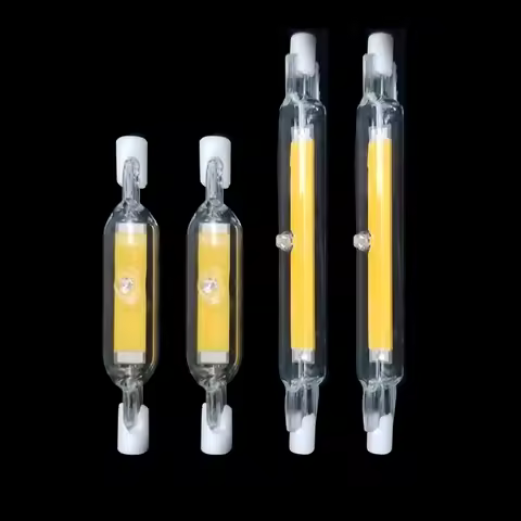 2022 newest R7S LED 118mm 78mm Dimmable COB Lamp Bulb Glass Tube 20W 40W Replace Halogen Lamp Light 