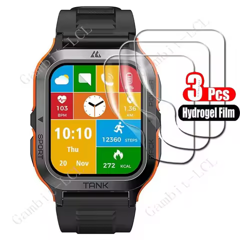 For KOSPET TANK M2/M3 ULTRA TANKM2 M3ULTRA Smart Watch SmartWatch HD Soft Hydrogel Film Full Protect