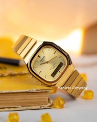 Montres Company 香港註冊公司(33年老店) 卡西歐 CASIO 復古 Vintage 雙城市時間 不鏽鋼 不鏽鋼錶帶 AQ240 AQ240EG AQ-240 AQ-240EG AQ-