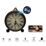 Mini Camera Roman Clock Hidden Camera Night Vision Spy Camera WIFI Spy Camera Hidden Roman Clock Pin