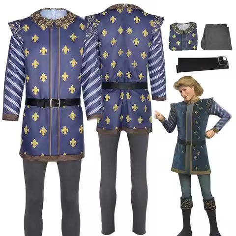 Monster Shrek Cosplay Costume Prince Charming Uniforms Costume Carnival Party Animation Coser Costum