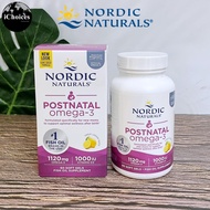Nordic Naturals _ Postnatal Omega-3 Lemon 1120 mg 60 Soft Gels อาหารเสริมหลังคลอดและให้นมบุตร น้ำมัน