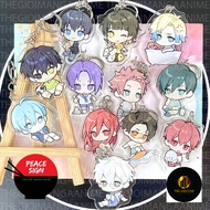 BLUE LOCK ver BABY ACTIVE keychain printed with kaiser nagi kurona hiori reo anime chibi mica acryli