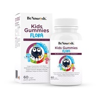 BE NOURISH Kids Gummies Flora/Immuno | 60s | Chewable Probiotics | Immune Booster